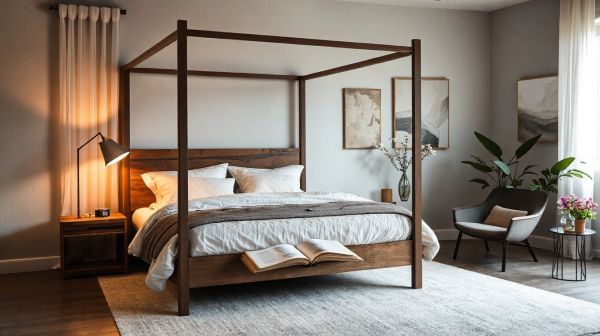 Guide des meubles idéaux pour une chambre douillette et apaisante