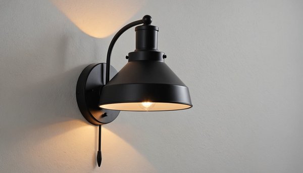 Éclairez votre intérieur avec l'applique couleur noir mat